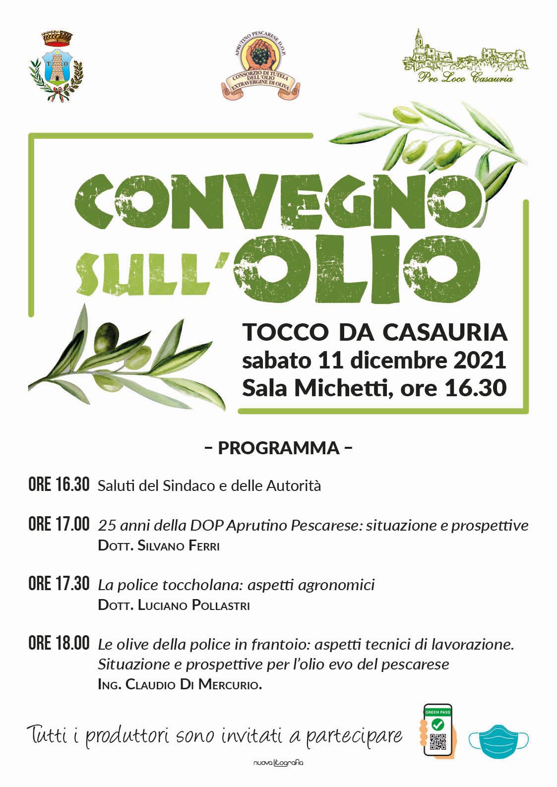 CONVEGNO SULL'OLIO